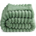 Plaid in Microfibra Soffice Effetto Pile per Divano Camera e Zona Li