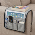 Organizer Antiscivolo da Bracciolo per Divano e Letto con Tasche Porta Tablet Riviste Cellulare e Occhi