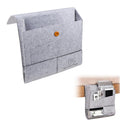 Organizer in Feltro da Bracciolo con Tasche Porta Telecomando Libri e Cellul