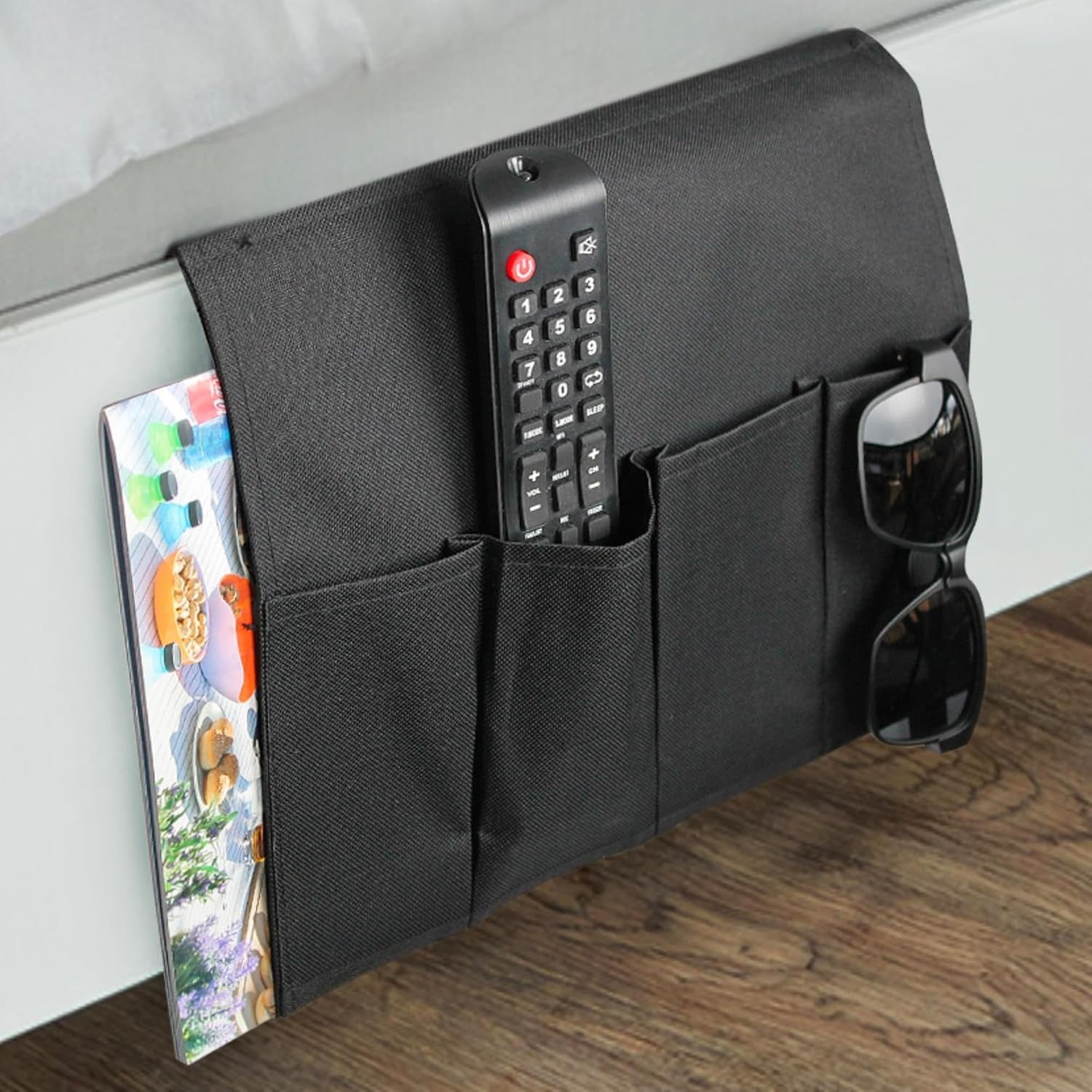Organizer da bracciolo con 5 tasche portaoggetti im